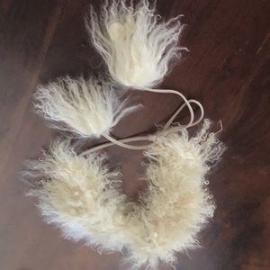 Mongolian fur scarf